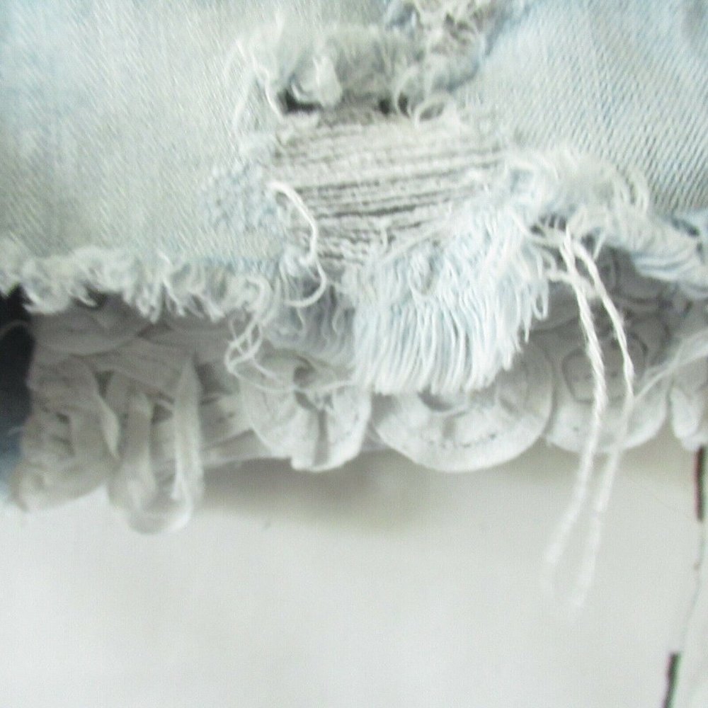 SOLD American Eagle Shortie Shorts Jeans Lace - Picture 3 of 7